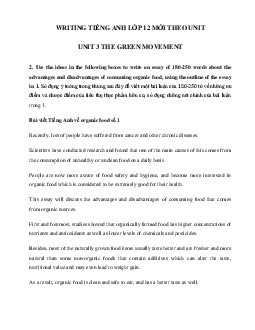 Write an essay about the advantages and disadvantages of consuming organic food