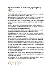 Đặc điểm cơ bản và cách sử dụng đúng thuật ngữ?