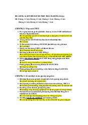 Đề Cương Giáo Trình Cnxh Phần Trắc Nghiệm (16 Câu) | CNXHKH