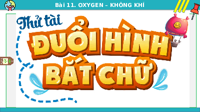 Giáo án điện tử Khoa học tự nhiên 6 bài 11 Kết nối tri thức : Oxygen. Không khí