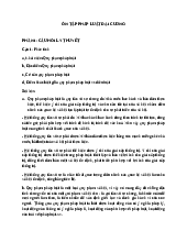 Đề cương Phần bài tập môn Pháp luật đại cương | Đại Học Hạ Long