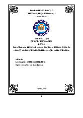 Phân tích các biện pháp chống xâm phạm thương hiệu của Công ty cổ phần thương mại bia Hà Nội – HABECO Trading | Bài thảo luận quản trị thương hiệu