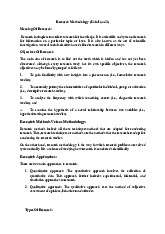 Research method notes | Môn Research Methods - Đại học Cần Thơ