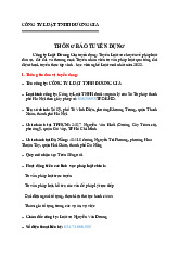 THÔNG BÁO TUYỂN DỤNG - Môn quản trị học - Đại Học Kinh Tế - Đại học Đà Nẵng