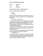 Bài Tập Cá Nhân 1: Kiểm Soát Nội Bộ và Quản Lý Tài Sản môn Kiểm soát nội bộ | Trường Đại học Sư phạm Kỹ thuật Thành phố Hồ Chí Minh