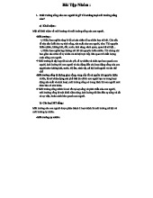 Bài Tập Nhóm: Hành Vi Con Người và Môi Trường Xã Hội