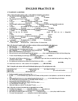 Đề luyện thi vào lớp 10 THPT Chuyên Tiếng Anh năm học 2023-2024 có đáp án - Đề thi thử số 18