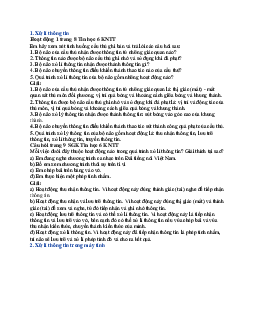 Giải SGK Tin học 6 Bài 2 Xử lí thông tin /Kết nối tri thức