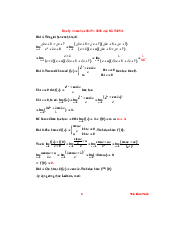 Bài tập Giải tích 1 | Đại học Khoa học tự nhiên, Đại học quốc gia Hà Nội