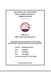 Tiểu luận - Đề tài: Hoạt động và giao tiếp đối với sự hình thành, phát triển tâm lý người và hướng vận dụng trong thực tiễn | Tâm lý học đại cương | Học viện Báo chí và Tuyên truyền