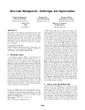 Data Lake Management: Challenges and Opportunities| Tài liệu tham khảo môn quản trị dữ liệu và trực quan hóa| Trường Đại học Bách Khoa Hà Nội