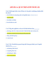 CUỐI KỲ - Trắc Nghiệm Quản Trị Học (HR Management) | Đại học Văn Lang