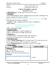 Giáo án môn Tiếng anh lớp 4 tuần 25 - Unit 15: My family’s weekend | Bộ sách Global Success | Tiểu học ( Chương trình mới)