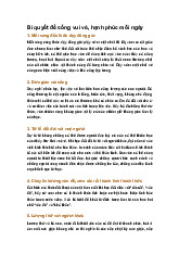 Bí quyết để sống vui vẻ, hạnh phúc mỗi ngày