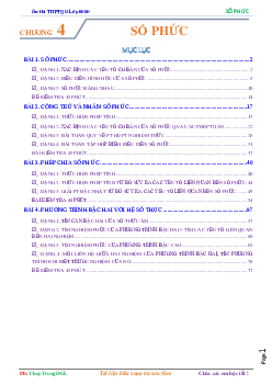 Tài liệu tự học chuyên đề số phức – Nguyễn Trọng Toán 12