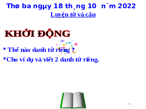 Giáo án điện tử Tiếng Việt 5 Cánh diều: Luyện từ và câu lớp 5