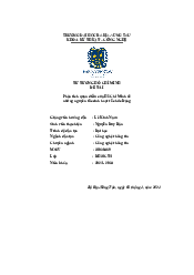 Đề tài: Phân tích quan điểm của Hồ Chí Minh về những nguyên tắc sinh hoạt tổ chức Đảng - Tư tưởng HCM | Đại học Bà Rịa- Vũng Tàu