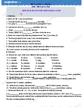 Đề thi học kì 1 – đề số 1 môn: Tiếng anh 8 mới