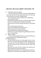 Bài giảng Kế toán ngân hàng - Tài chính ngân hàng | Đại học Công nghiệp Thực phẩm Thành phố HCM