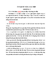 Đề cương môn Kỹ năng giao tiếp - Trường Đại học lao động -  xã hội.