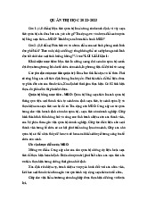 Đề tham khảo và giải quyết vấn đề quản trị môn Quản trị học | Đại học Đồng Tháp