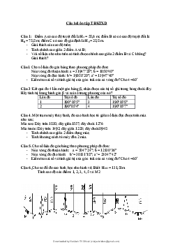 Đề cương ôn tập môn Trắc địa | Đại học Xây dựng Hà Nội