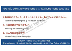 Các mẫu câu dùng trong công việc- Trường Đại học Ngoại ngữ- Đại học Quốc gia Hà Nội
