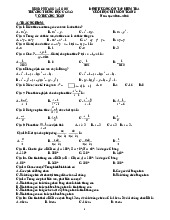 Ôn tập cuối học kì 1 Toán 8 năm 2025 – 2026 trường THCS Võ Trường Toản – TP HCM