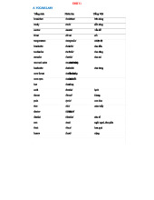 Unit 11: Understanding Health Vocabulary and Grammar in English