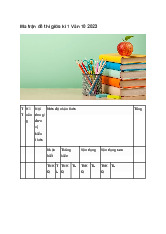 Top 16 đề thi giữa kì 1 Văn 10 Cánh Diều có đáp án