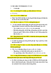 Đề cương môn Tư tưởng Hồ chí minh - Trường Đại học lao động -  xã hội.