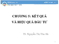 Chương 5 Kết quả và hiệu quả ĐT gửi sv