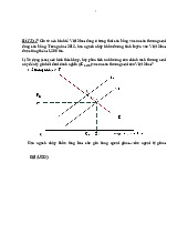 BÀI TẬP KT VĨ MÔ Ở NHÀ - Môn Kinh tế vĩ mô - Đại Học Kinh Tế - Đại học Đà Nẵng