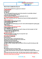 Đề Ôn Tập Giữa Kỳ 1 Sinh 10 Chân Trời Sáng Tạo 2025-2026 Có Đáp Án Ma Trận