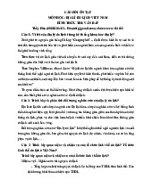Câu hỏi ôn tập tổng hợp Môn Địa lý du lịch | Đại học Văn hóa Hà Nội