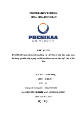 Nêu quan điểm của Đảng Cộng sản Việt Nam về phát triển nguồn nhân lực trong quá trình công nghiệp hóa, hiện đại hóa ở nước ta hiện nay? Liên hệ bản thân | Bài tập lớn môn Kinh tế chính trị Mác - Lênin