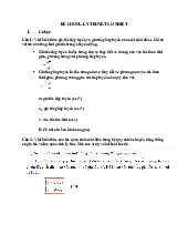 Đề cương lý thuyết Cơ nhiệt | Cơ nhiệt | Trường Đại học Khoa học Tự nhiên, Đại học Quốc gia Hà Nội