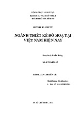Tiểu luận chuyên đề ngành Thiết kế đồ hoạ tại Việt Nam hiện nay | Trường Đại học Sư phạm Kỹ thuật Thành phố Hồ Chí Minh
