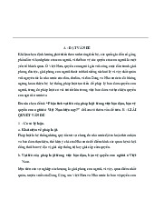 Vai trò của pháp luật trong việc bảo đảm, bảo vệ quyền con người ở Việt Nam hiện nay. Pháp luật quốc tế về quyền con người môn Lí luận nhà nước và pháp luật | Trường đại học Mở Hà Nội