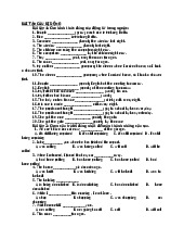 Bài tập câu bị động | Tiếng Anh 12