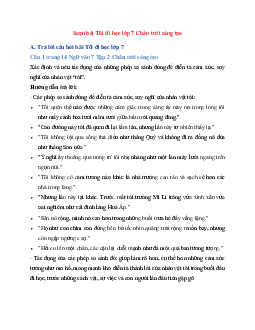 Soạn bài Tôi đi học | Ngữ Văn 7 Chân Trời Sáng Tạo tập 2