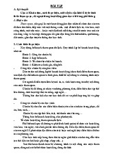 Bài Tập Môn Nghiệp vụ sư phạm | Đại học Thủ đô Hà Nội