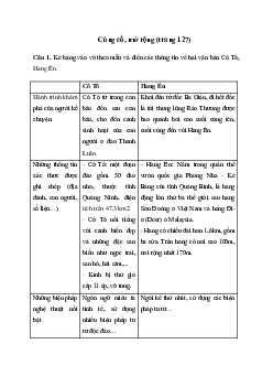 Soạn văn 6:  Soạn bài Củng cố, mở rộng trang 127 | Ngữ văn 6 | Kết nối tri thức
