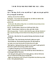 Đáp án tự luận Triết học Mác - Lênin | Trường Đại học Thương Mại