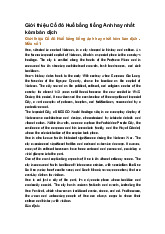 Giới thiệu Cố đô Huế bằng tiếng Anh hay nhất kèm bản dịch