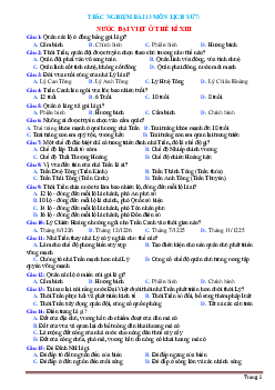 Trắc nghiệm bài 13 Lịch Sử 7: Nước Đại Việt ở Thế Kỉ XIII-Tạ Thị Thúy Anh