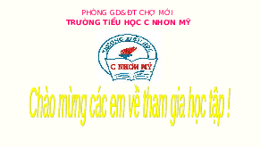 Giáo án điện tử Âm nhạc 1 Chủ đề 2 Chân trời sáng tạo : Nhịp điệu tuổi thơ