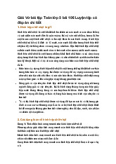 Giải Vở bài tập Toán lớp 5 bài 106 Luyện tập có đáp án chi tiết