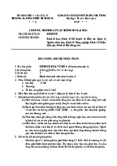 Đề cương chi tiết học phần môn kinh tế học | Trường Đại học Kinh tế Thành phố Hồ Chí Minh