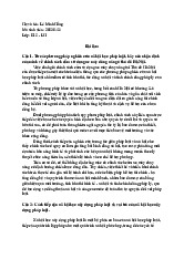 Từ các phương pháp nghiên cứu xã hội học pháp luật, hãy nêu nhận định của mình về chính sách cấm sử dụng xe máy dùng xăng ở thủ đô Hà Nội môn Xã hội học pháp luật  | Trường Đại học Luật, Đại học Quốc gia Hà Nội